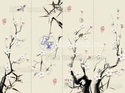 File PSD File tranh gốc tranh tường bích họa idochine trung quốc IDT420 (gốc) cho in quảng cáo