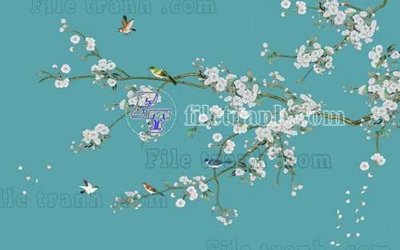 File tranh File tranh gốc tranh tường bích họa idochine trung quốc IDT437 (gốc) in backlit film