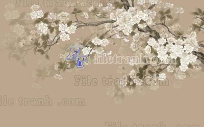 File gốc File tranh gốc tranh tường bích họa idochine trung quốc IDT451 (in mica) cắt laser