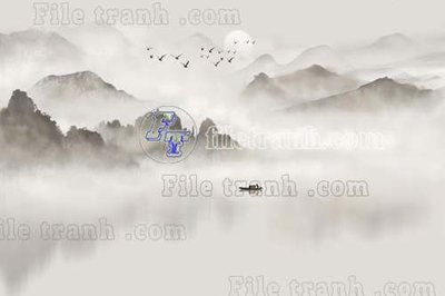 File gốc File tranh gốc tranh tường bích họa idochine trung quốc IDT49 (chủ đề hiện đại) trang trí