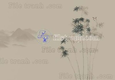 File in mica File tranh gốc tranh tường bích họa idochine trung quốc IDT493 (bản gốc) làm vách ngăn