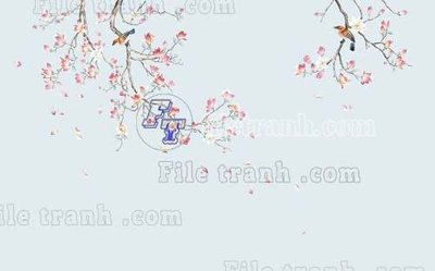 File gốc File tranh gốc tranh tường bích họa idochine trung quốc IDT499 (chuẩn CMYK) cho nhà in