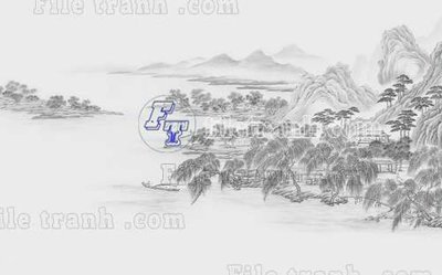 File tranh File tranh gốc tranh tường bích họa idochine trung quốc IDT50 (gốc) chủ đề trừu tượng