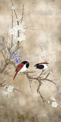 File in trần File tranh gốc tranh tường bích họa idochine trung quốc IDT517 (bản gốc) bầu trời