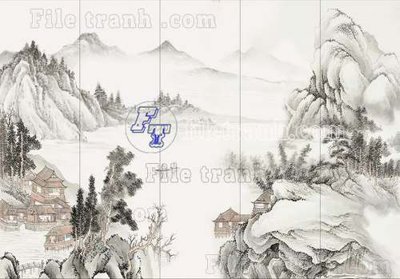 File in trần File tranh gốc tranh tường bích họa idochine trung quốc IDT541 (file gốc) xuyên sáng
