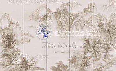 File gốc File tranh gốc tranh tường bích họa idochine trung quốc IDT546 (phiên bản chuẩn) để in ấn