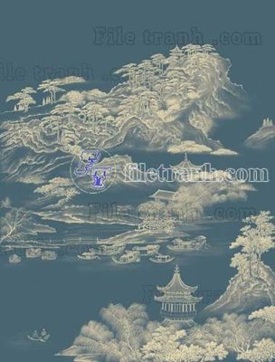 File tranh File tranh gốc tranh tường bích họa idochine trung quốc IDT569 (gốc) in film