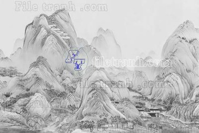 File gốc File tranh gốc tranh tường bích họa idochine trung quốc IDT573 (cho in UV) siêu nét