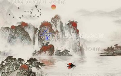 Tải file gốc File tranh gốc tranh tường bích họa idochine trung quốc IDT587 dùng cho in ấn