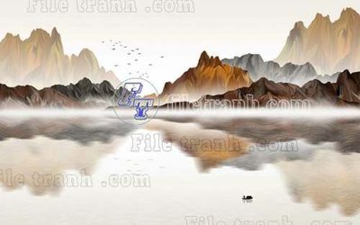 Tải file File tranh gốc tranh tường bích họa idochine trung quốc IDT614 (gốc) chủ đề phong thủy