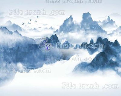 Download file File tranh gốc tranh tường bích họa idochine trung quốc IDT621 (gốc) in mica ốp bếp