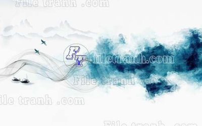 File gốc File tranh gốc tranh tường bích họa idochine trung quốc IDT655 (chuẩn CMYK) cho nhà in