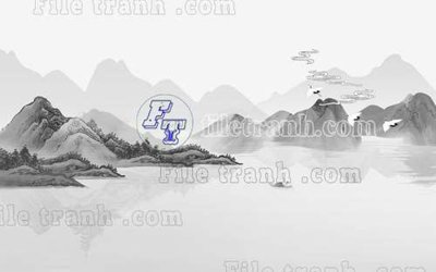 File gốc File tranh gốc tranh tường bích họa idochine trung quốc IDT659 (trang trí) phòng làm việc