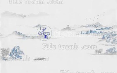 Download file File tranh gốc tranh tường bích họa idochine trung quốc IDT717 (gốc) in mica bàn thờ