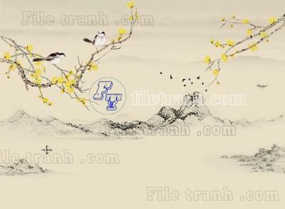 Download file gốc File tranh gốc tranh tường bích họa idochine trung quốc IDT722 (in mica) trong suốt