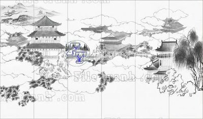 Tải file File tranh gốc tranh tường bích họa idochine trung quốc IDT755 (gốc) chủ đề tôn giáo