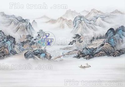 File tranh File tranh gốc tranh tường bích họa idochine trung quốc IDT87 (gốc) in backlit film