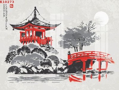 Ảnh gốc File gốc in tranh tổng hợp K10273 (siêu chi tiết) để in ấn