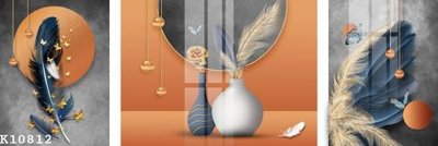 File tranh in trần 3D File gốc in tranh tổng hợp K10812 (ảnh gốc)