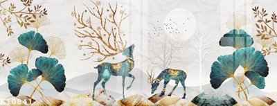 File tranh gốc PSD File gốc in tranh tổng hợp K10841 còn nguyên layer