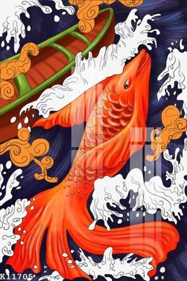 File in trần File gốc in tranh tổng hợp K11705 (bản gốc) hoa văn