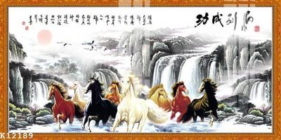 File gốc File gốc in tranh tổng hợp K12189 (in lụa) họa tiết 3D