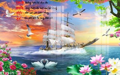 File gốc File gốc in tranh tổng hợp K12525 (phong cách) tối giản