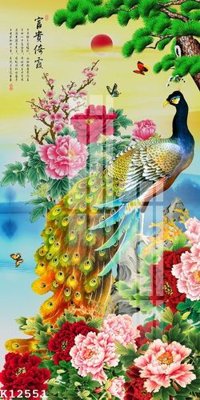 File tranh File gốc in tranh tổng hợp K12551 (file gốc) chủ đề phong thủy