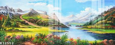 Ảnh gốc File gốc in tranh tổng hợp K12552 (nét căng) in mica