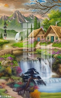 Hình ảnh file gốc File gốc in tranh tổng hợp K12646 cho in UV