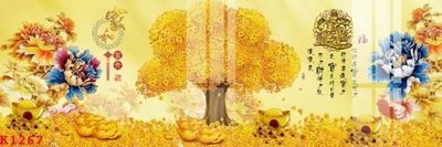 File tranh File gốc in tranh tổng hợp K1267 (ảnh gốc) in trần xuyên sáng