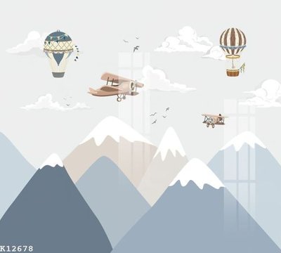 File tranh File gốc in tranh tổng hợp K12678 (ảnh gốc) in trần 3D