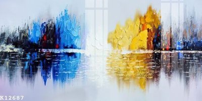 Download file gốc File gốc in tranh tổng hợp K12687 (in lụa) tranh 3D