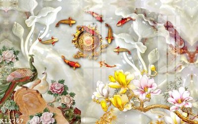 Tải xuống file tranh gốc File gốc in tranh tổng hợp K12767 (PSD/TIFF)