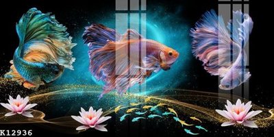 File in mica File gốc in tranh tổng hợp K12936 (bản gốc) làm vách ngăn