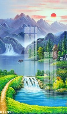 File tranh trang trí File gốc in tranh tổng hợp K12995 (file gốc)