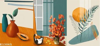 File gốc File gốc in tranh tổng hợp K13065 (phong cách) cổ điển