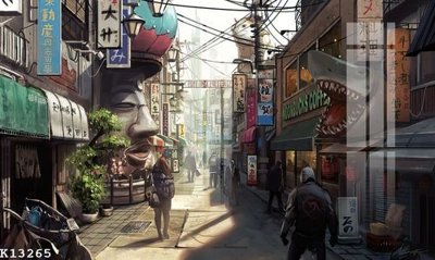 File gốc File gốc in tranh tổng hợp K13265 (in lụa) cao cấp