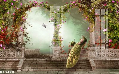 File tranh File gốc in tranh tổng hợp K13420 (ảnh gốc) không bị mờ