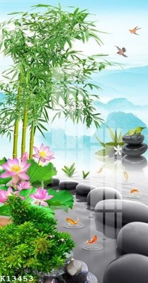 File ảnh File gốc in tranh tổng hợp K13453 (gốc) in PP, decal