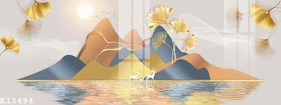 File gốc in tráng gương File gốc in tranh tổng hợp K13494 chi tiết