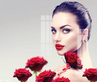 Tải file File gốc in tranh tổng hợp K13852 (PSD) cho in tranh 3D