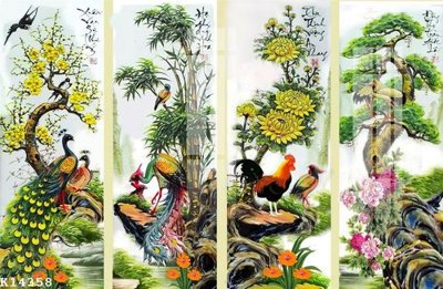 Hình ảnh file gốc File gốc in tranh tổng hợp K14358 cho in UV