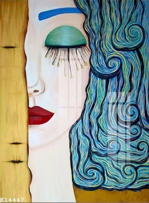 File gốc File gốc in tranh tổng hợp K14447 (in tráng gương) hiện đại