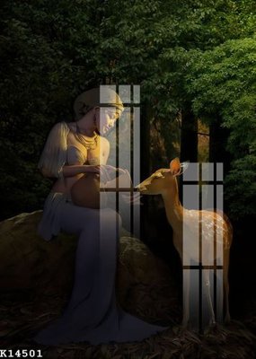 File tranh File gốc in tranh tổng hợp K14501 (gốc) in vải canvas