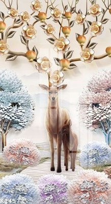 File tranh File gốc in tranh tổng hợp K14572 (gốc) in vải canvas