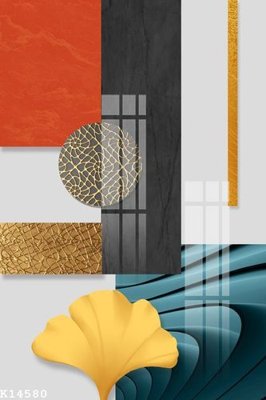 File in trần File gốc in tranh tổng hợp K14580 (bản gốc 3D) sống động