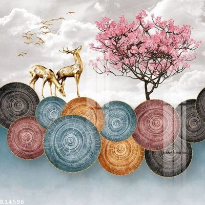 File tranh File gốc in tranh tổng hợp K14596 (ảnh gốc) không bị mờ