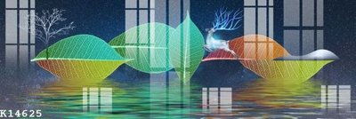 File gốc File gốc in tranh tổng hợp K14625 (phong cách) tối giản