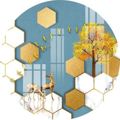 File gốc File gốc in tranh tổng hợp K14637 (in lụa) tranh mã đáo